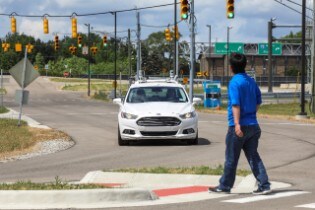 Autonomous Vehicle Testing at Mcity